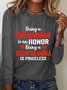 Chemisiers1 Décontracté Printemps / Automne Lettres de texte Ample Meilleure vente Manches Longues Régulier Droit Régulier pour Femmes
