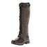 Bottes d'Extérieur Femmes Ethnique Plain Automne Zip Imperméable Vacances Bottes de Combat Cuir Talon de Bloc