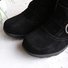 Rembourré de Coton Bottes Rétro Plain Hiver Polyester Zip Faire la navette à Talon Plat Bout Rond Caoutchouc pour Femmes
