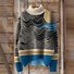 Sweat-shirts Géométrique Décontracté Printemps / Automne Micro-élasticité Quotidien Ample Manches Longues Régulier Droit pour Femmes