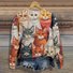 Sweat-shirts Femmes Décontracté Imprimé d'Animal Printemps / Automne Polyester Micro-élasticité Ample Manches Longues Droit Régulier