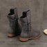 Bottes d'équitation Femmes Décontracté Plain Automne Polyester Quotidien Talon de Bloc Bout Rond Caoutchouc Bottes d'équitation