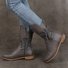 Bottes d'équitation Femmes Décontracté Plain Automne Polyester Quotidien Talon de Bloc Bout Rond Caoutchouc Bottes d'équitation