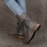 Bottes d'équitation Femmes Décontracté Plain Automne Polyester Quotidien Talon de Bloc Bout Rond Caoutchouc Bottes d'équitation