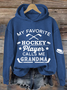à Capuche Femmes Décontracté Printemps / Automne Lettres de texte Coton Sweat-shirt à Capuche Micro-élasticité Quotidien Régulier Régulier