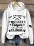 à Capuche Femmes Décontracté Printemps / Automne Lettres de texte Coton Sweat-shirt à Capuche Micro-élasticité Quotidien Régulier Régulier