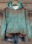 Sweat-shirts Femmes Décontracté Ethnique Printemps / Automne Sweat-shirt à Capuche Quotidien Noël Manches Longues Droit Régulier