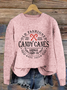 Pulls Femmes Simple Hiver impression en 3D Tricoté Quotidien Ample Col Rond Régulier Droit