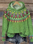 Sweat-shirts Femmes Décontracté Noël Printemps / Automne Polyester Sweat-shirt à Capuche Micro-élasticité Manches Longues Régulier Droit
