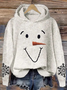 Sweat-shirts Décontracté Printemps / Automne Noël Polyester Sweat-shirt à Capuche Quotidien Noël Manches Longues Régulier pour Femmes