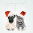 Chaussettes Femmes Décontracté Toutes Les Saisons Imprimé d'Animal image Polyester Vacances Chaussette de cheville Régulier