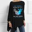 Chemisiers1 Femmes Décontracté Plain Printemps / Automne Micro-élasticité Ample Jersey Manches Longues Mi-long Régulier
