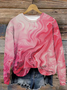 Sweat-shirts Femmes Décontracté Abstrait Printemps / Automne Aucune élasticité Quotidien Manches Longues Col Rond Régulier Droit