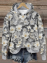 Sweat-shirts Décontracté Printemps / Automne impression en 3D Sweat-shirt à Capuche Micro-élasticité Ample Régulier Droit Régulier pour Femmes