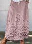 Jupes Femmes Ethnique Printemps / Automne impression en 3D Polyester Maxi ample Taille Moyenne Trapèze Régulier