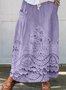 Jupes Femmes Ethnique Printemps / Automne impression en 3D Polyester Maxi ample Taille Moyenne Trapèze Régulier