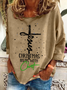 Sweat-shirts Décontracté Printemps / Automne Noël Quotidien Ample Manches Longues en Mélangé de Coton Droit Régulier pour Femmes