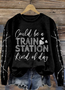 à Capuche Décontracté Printemps / Automne Lettres de texte Polyester Sweat-shirt à Capuche Micro-élasticité Quotidien Coupe Régulière Régulier pour Femmes