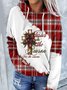 à Capuche Décontracté Printemps / Automne Lettres de texte Coton Sweat-shirt à Capuche Coupe Régulière Régulier Trapèze Régulier pour Femmes