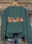 à Capuche Femmes Décontracté Printemps / Automne Lettres de texte Coton Sweat-shirt à Capuche Micro-élasticité Quotidien Coupe Régulière Régulier