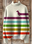 Sweat-shirts Femmes Décontracté Imprimé d'Animal Printemps / Automne Polyester Micro-élasticité Quotidien Ample Manches Longues Droit