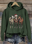 à Capuche Décontracté Printemps / Automne Lettres de texte Sweat-shirt à Capuche Micro-élasticité Coupe Régulière Manches Longues Régulier Régulier pour Femmes