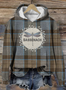 à Capuche Décontracté Printemps / Automne Lettres de texte Polyester Sweat-shirt à Capuche Quotidien Manches Longues Trapèze Régulier pour Femmes