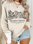 à Capuche Décontracté Printemps / Automne Lettres de texte Sweat-shirt à Capuche Micro-élasticité Quotidien Manches Longues Régulier Trapèze pour Femmes