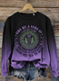 à Capuche Décontracté Printemps / Automne Lettres de texte Sweat-shirt à Capuche Quotidien Coupe Régulière Régulier Trapèze Régulier pour Femmes