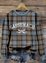 à Capuche Femmes Décontracté Printemps / Automne Lettres de texte Coton Sweat-shirt à Capuche Micro-élasticité Coupe Régulière Trapèze Régulier