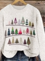 Pulls Femmes Décontracté Hiver Noël Micro-élasticité Quotidien Ample Manches Longues Col Rond Régulier