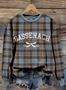 à Capuche Femmes Décontracté Printemps / Automne Lettres de texte Coton Sweat-shirt à Capuche Micro-élasticité Coupe Régulière Trapèze Régulier