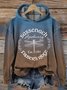 à Capuche Décontracté Printemps / Automne Lettres de texte Sweat-shirt à Capuche Quotidien Manches Longues Régulier Trapèze Régulier pour Femmes