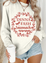 à Capuche Femmes Décontracté Printemps / Automne Lettres de texte Coton Sweat-shirt à Capuche Micro-élasticité Régulier Trapèze Régulier