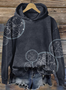 à Capuche Femmes Décontracté Printemps / Automne Lettres de texte Sweat-shirt à Capuche Coupe Régulière Manches Longues Régulier Trapèze Régulier