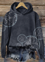 à Capuche Femmes Décontracté Printemps / Automne Lettres de texte Sweat-shirt à Capuche Coupe Régulière Manches Longues Régulier Trapèze Régulier