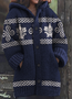 Cardigans Femmes Décontracté Printemps / Automne Plaid Sweat-shirt à Capuche Coupe Régulière Manches Longues Mi-long Trapèze Régulier