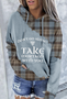à Capuche Décontracté Printemps / Automne Lettres de texte Coton Sweat-shirt à Capuche Quotidien Manches Longues Trapèze Régulier pour Femmes