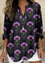 Chemises Décontracté Printemps / Automne Plaid Coton Micro-élasticité Quotidien Coupe Régulière Régulier Régulier pour Femmes