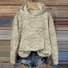 à Capuche Rétro Printemps / Automne impression en 3D Polyester Sweat-shirt à Capuche Micro-élasticité Manches Longues Régulier Droit pour Femmes