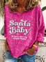 T-shirts Décontracté Printemps / Automne impression en 3D Léger Ample Jersey Standard Manches Longues Régulier pour Femmes