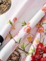 Deux Pièces Ensembles Décontracté Floral Printemps / Automne Aucune élasticité Quotidien Ample Jersey Top Avec Pantalons Régulier pour Femmes