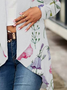 Élasticité moyenne Manches Longues Régulier Floral Kimono pour Femmes