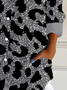 Chemises Femmes Décontracté Printemps / Automne Motif Léopard Aucune élasticité Manches Longues Droit Boucle Col de Chemise T.-N.-L.