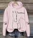à Capuche Décontracté Imprimé d'Animal Printemps / Automne Polyester Sweat-shirt à Capuche Micro-élasticité Quotidien Régulier Trapèze pour Femmes