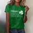 T-shirts Décontracté Floral Été Coton Quotidien Manches Courtes Régulier Trapèze Régulier pour Femmes