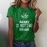 T-shirts Femmes Décontracté Floral Été Coton Micro-élasticité Quotidien Manches Courtes Régulier Trapèze