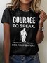 T-shirts Décontracté Plain Été Polyester Micro-élasticité Quotidien Coupe Régulière Col Rond Régulier pour Femmes