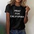 T-shirts Rétro Plain Été Micro-élasticité Quotidien Coupe Régulière Col Rond Trapèze Régulier pour Femmes