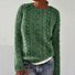 Pulls Décontracté Imprimé d'Animal Printemps / Automne Micro-élasticité Quotidien Manches Longues Col Rond Laine/Tricot Régulier pour Femmes